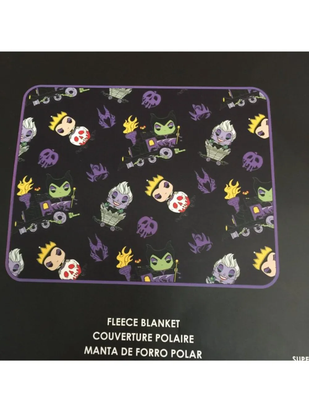 Funko POP Disney VILLAINS Fleece Plush Blanket Throw 48